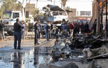 تدمير عجلة للجيش الحكومي ومقتل عناصرها بانفجار عبوة ناسفة شرق الرمادي
