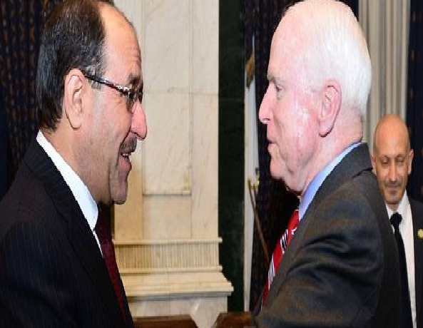 المالكي يبحث مع اعضاء في الكونغرس الامريكي الازمة السورية