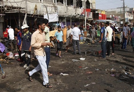 قتل واصابة 10 اشخاص حصيلة تفجير سبع البور