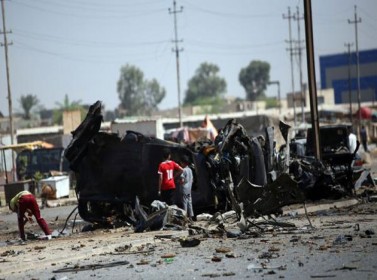 انفجار عجلة ملغمة في مرآب العلاوي وسط بغداد