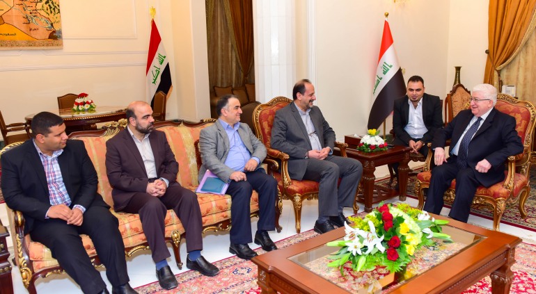 معصوم يؤكد على انجاز مشروع المصالحة الوطنية