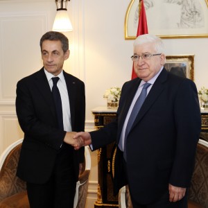 معصوم وساركوزي يبحثان تعزيز التعاون بين العراق وفرنسا