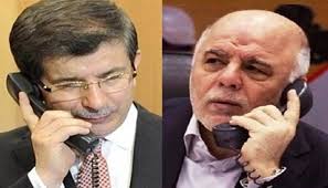 العبادي واوغلو يؤكدان على احترام السيادة العراقية