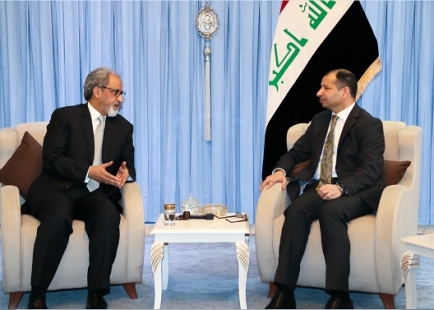 الجبوري والزواوي يبحثان تعزيز التعاون بين العراق والكويت
