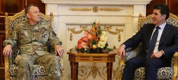 بارزاني “يثمن”الدعم الأمريكي المستمر إلى كردستان