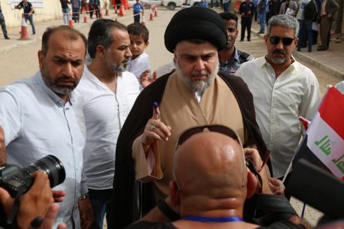 الصدر يدعو إلى تشكيل حكومة قوية لإجراء عمليات التغيير والإصلاح