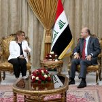 صالح يدعو تركيا إلى المشاركة في إعمار العراق