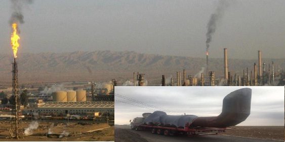 الطاقة النيابية:معدات مصفى بيجي توزعت بين إيران وكردستان