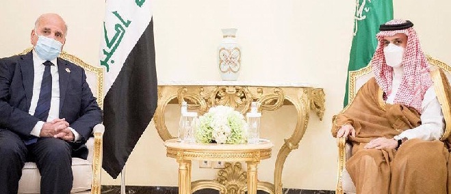 العراق والسعودية يبحثان تعزيز التعاون المشترك بين البلدين