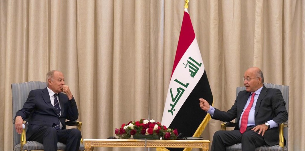 صالح وأبو الغيط يؤكدان على استقرار العراق وتعزيز التعاون العربي