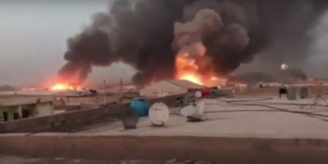 طائرات مجهولة تقصف موقع لميليشيا الحشد داخل العمق السوري