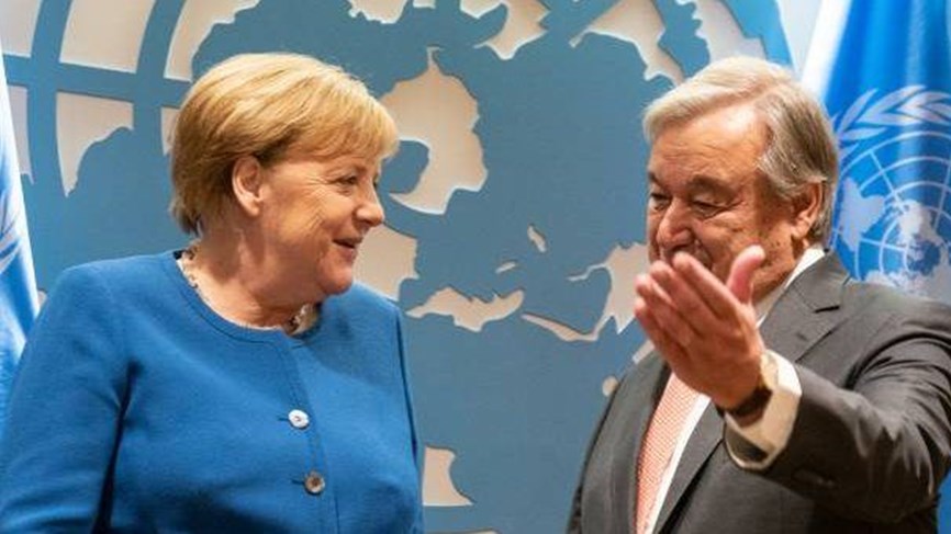 الأنباء الألمانية:غوتيريش دعا ميركل للعمل في الأمم المتحدة