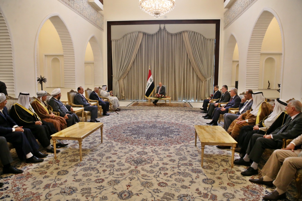 صالح يؤكد على التعايش السلمي في كركوك