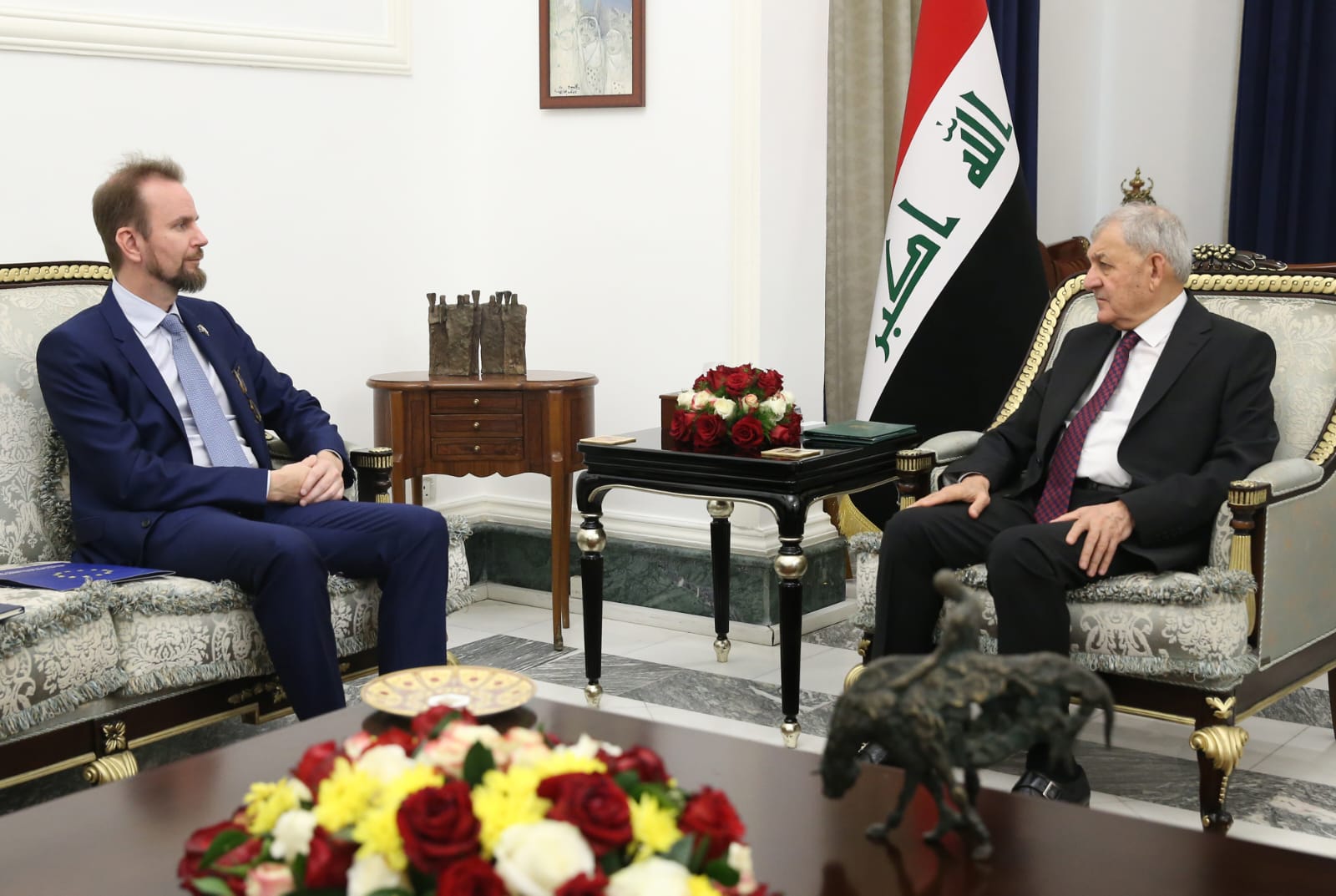 رشيد يؤكد على أهمية تعزيز العلاقات مع الاتحاد الأوروبي