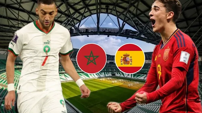 مساء اليوم..المنتخب المغربي والإسباني على استاد المدينة التعليمية بالدوحة