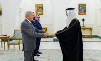 رشيد يتسلم أوراق اعتماد السفراء الجدد لكل من البحرين ومالطا وأنغولا