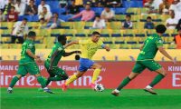 مباراة فريقي الشرطة العراقي والنصر السعودي في بغداد