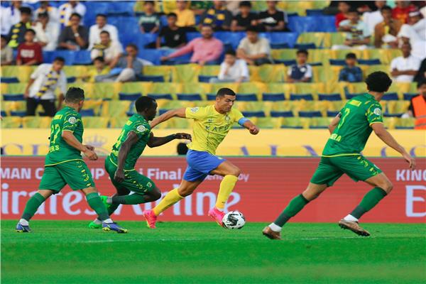 مباراة فريقي الشرطة العراقي والنصر السعودي في بغداد