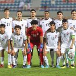 منتخب الشباب العراقي لكرة القدم أمام نظيره السعودي