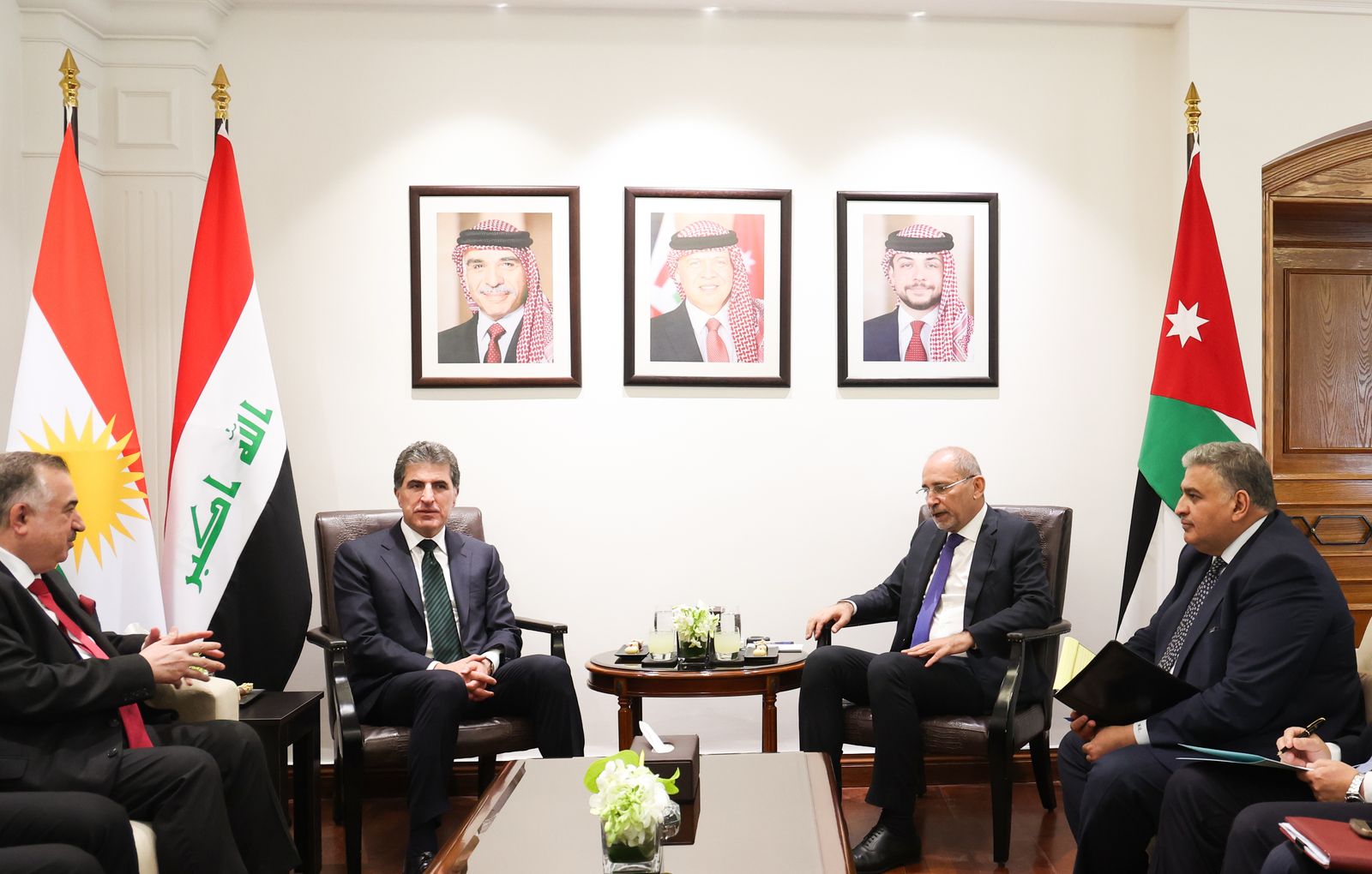 البارزاني يؤكد على دور الأردن في تعزيز السلام في المنطقة