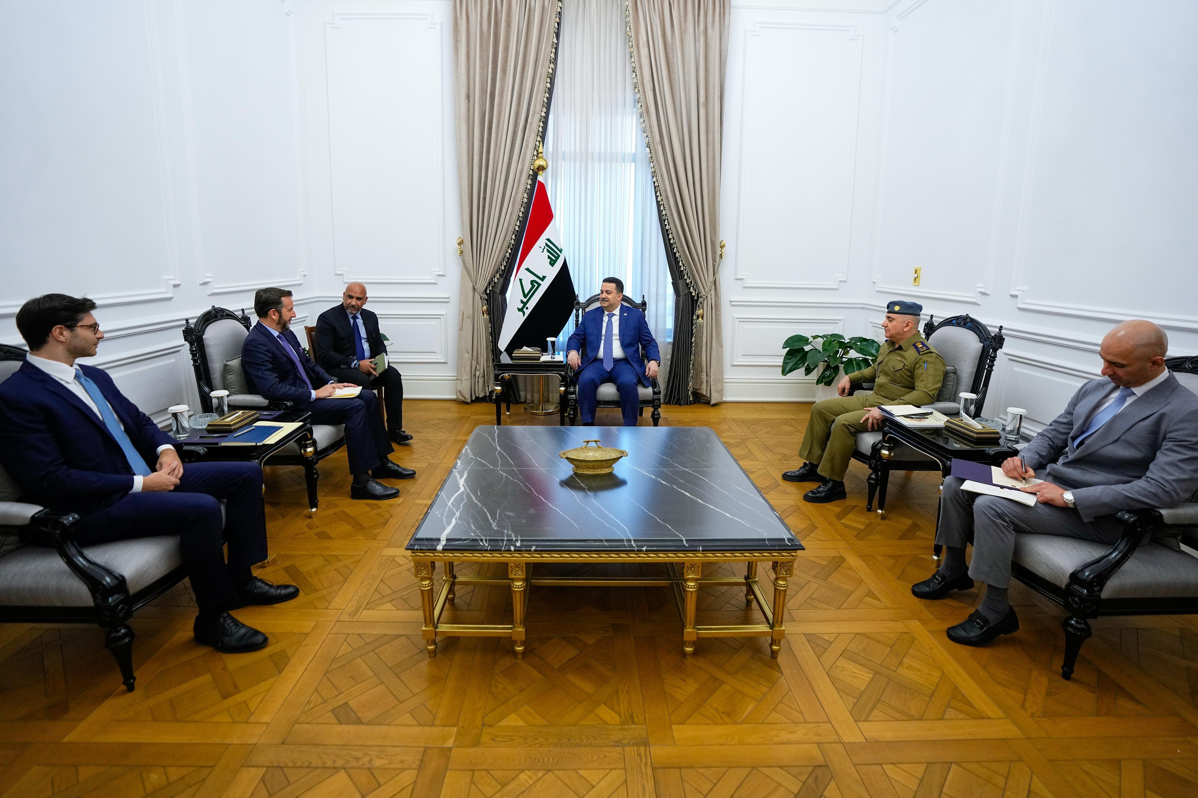 العراق وإيطاليا يؤكدان على تعزيز التعاون بين البلدين