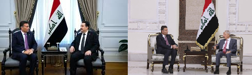 العراق والأردن يؤكدان على تعزيز التعاون بين البلدين