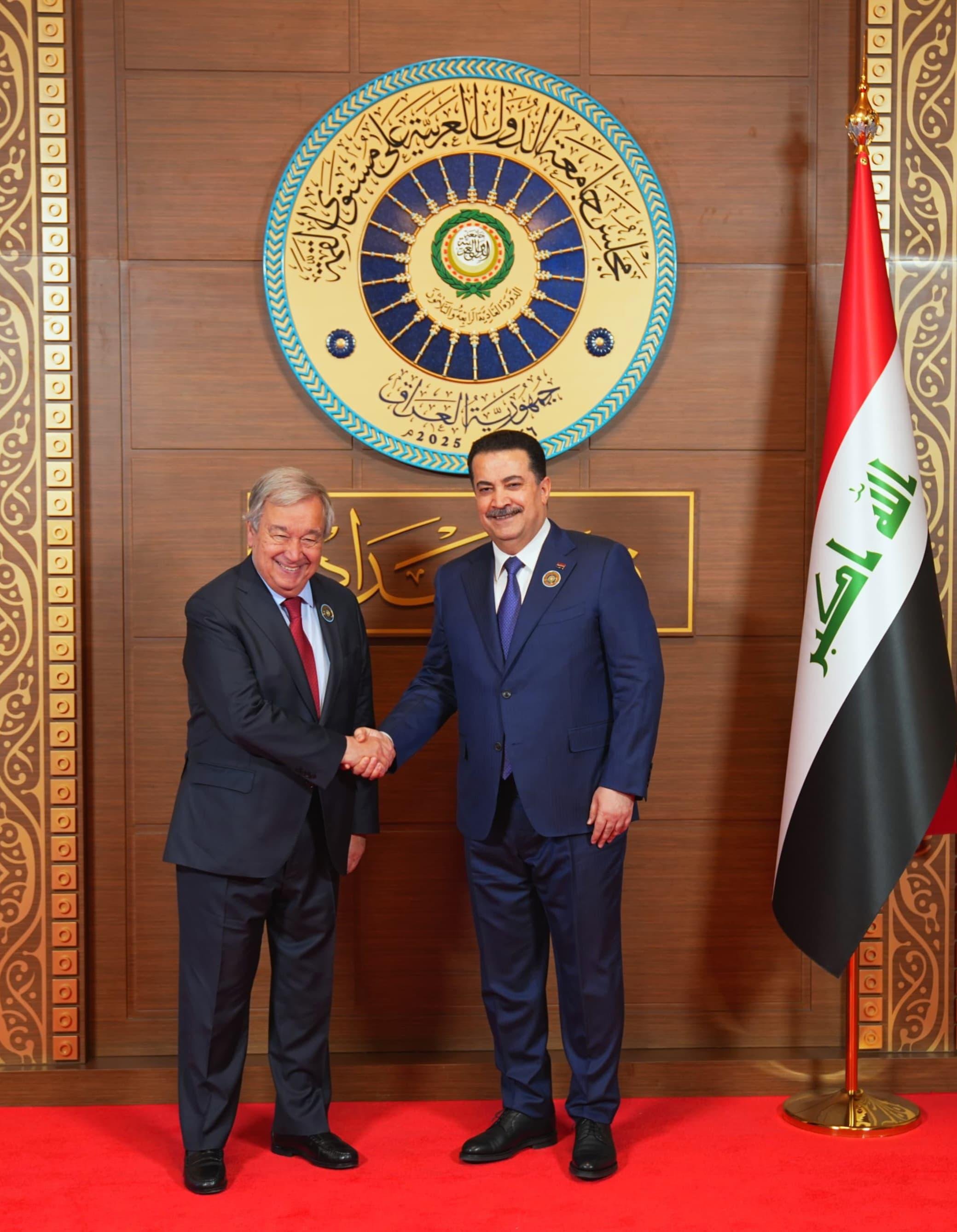 السوداني يستقبل الوفود المشاركة في مؤتمر القمة العربية