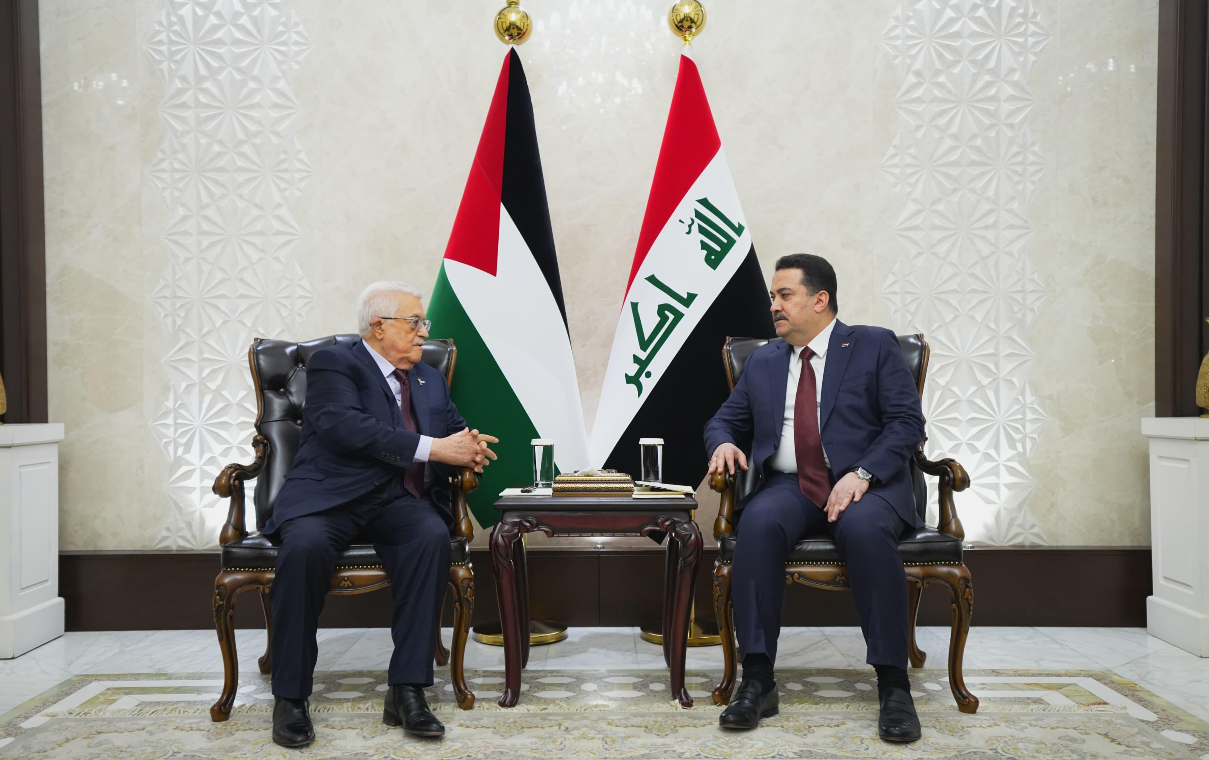 تعزيز التعاون بين العراق والسلطة الفلسطينية