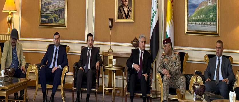 وفد أمني في أربيل لتبرئة ميليشيا الحشد من استهدافه لمواقع النفط في الإقليم