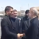 لاريجاني يشكر شيعة العراق على غسل أقدام الزوار الإيرانيين ومسح أحذيتهم