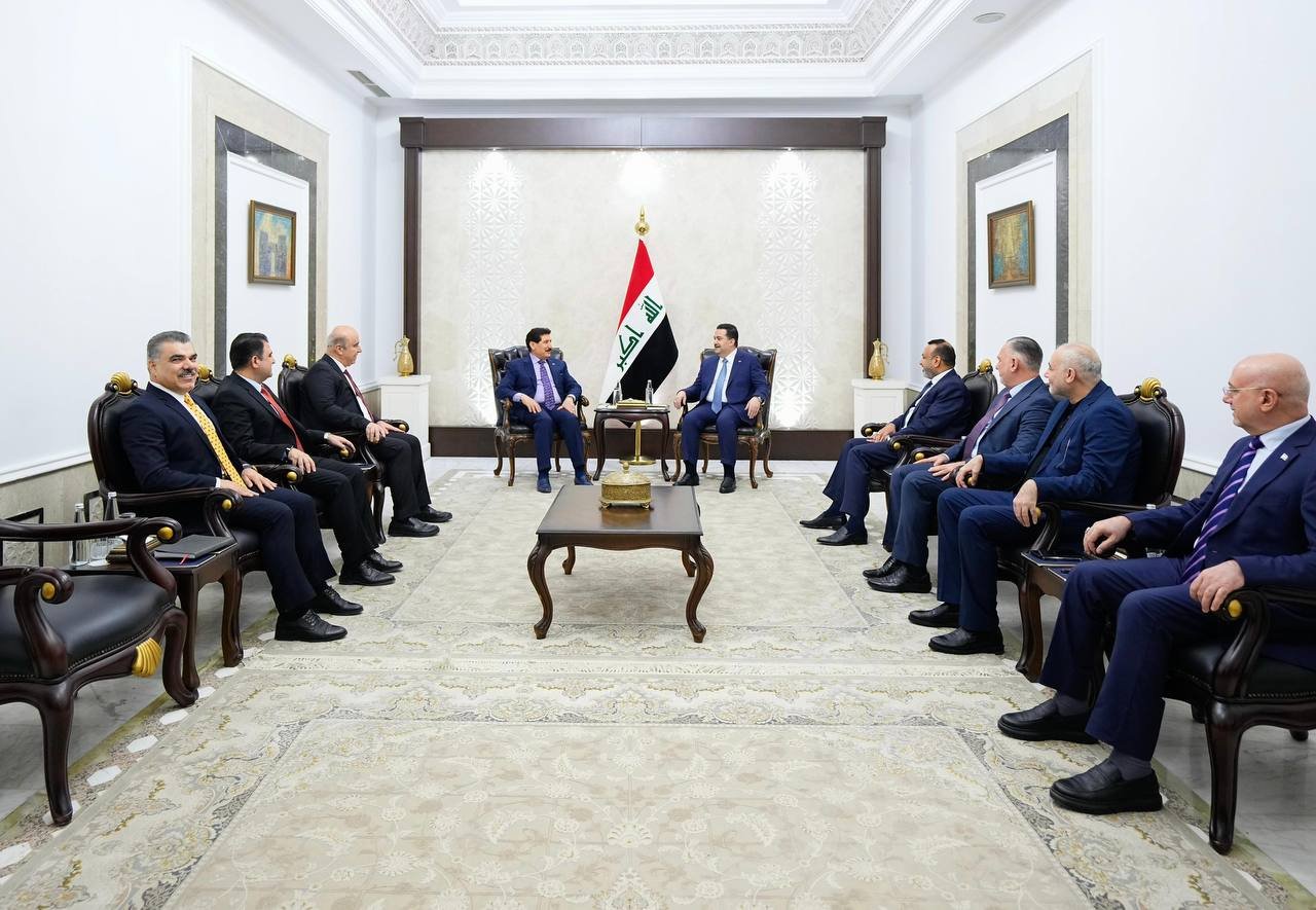 السوداني ووفد حزب بارزاني يؤكدان على “الاستحقاق الانتخابي”كأسبقية أولى