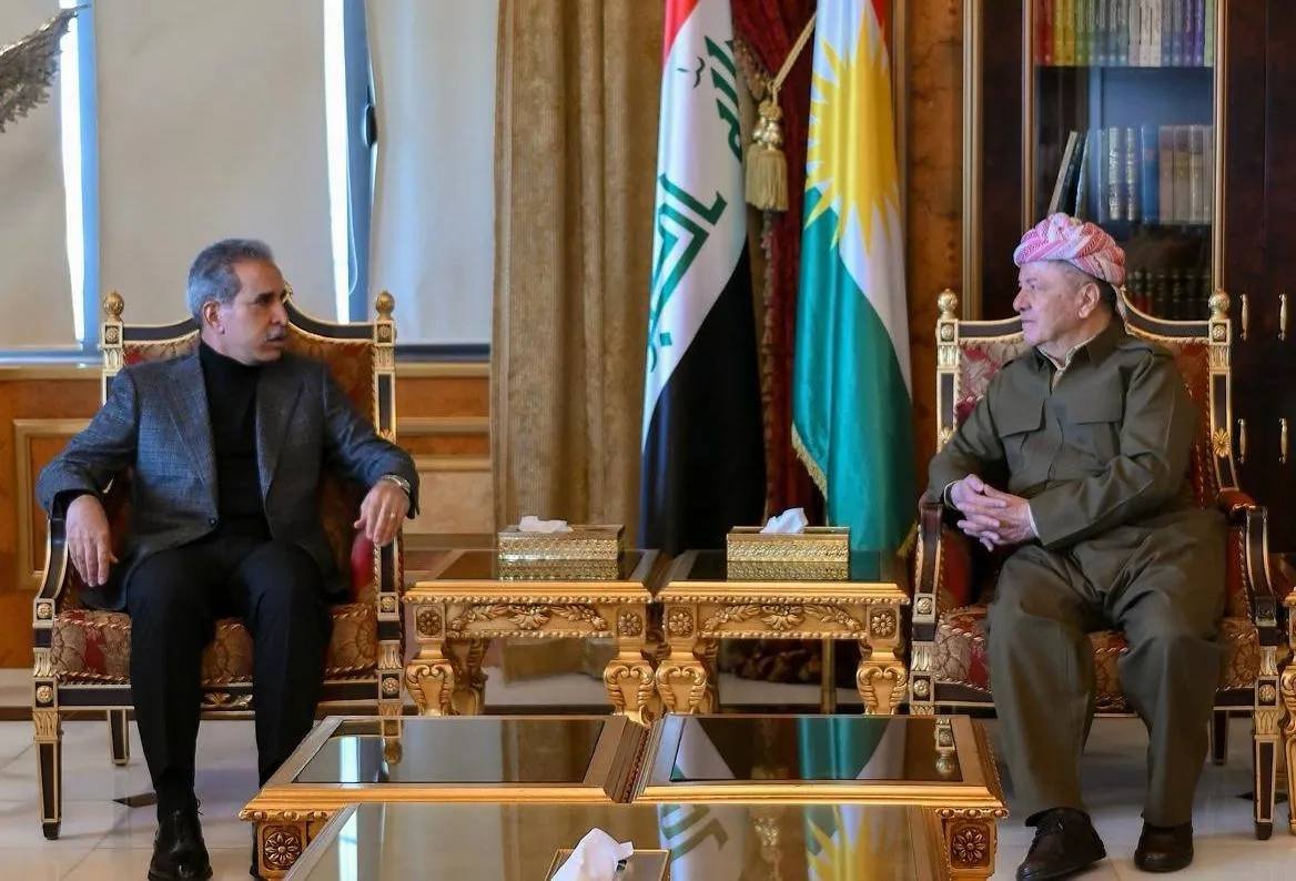 الولائي زيدان يلتقي البارزاني بشأن منصب رئيس الجمهورية