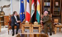البارزاني والسفير الفرنسي يبحثان تعزيز العلاقات بين باريس وأربيل