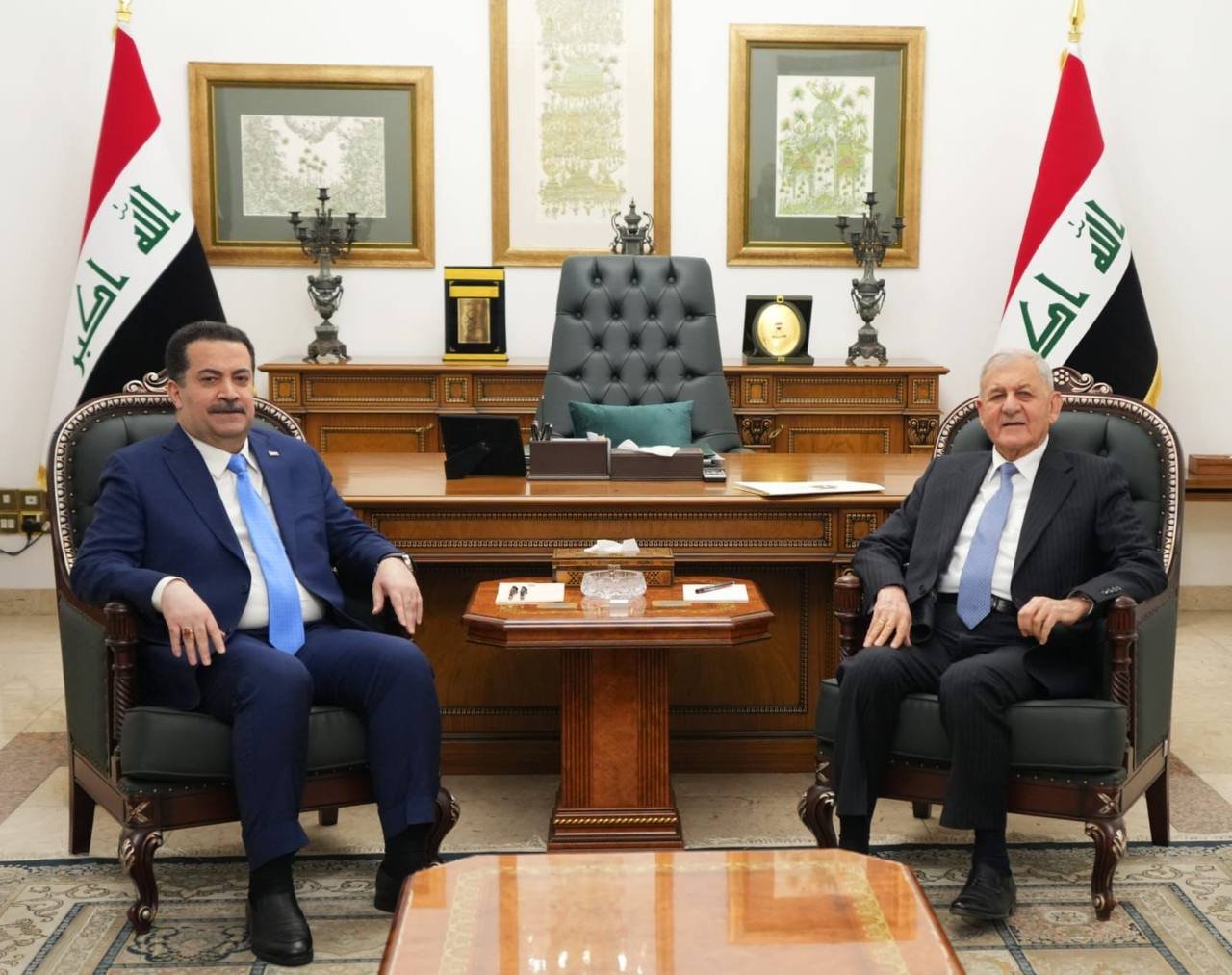 رشيد والسوداني:حماية النظام الإيراني يحقق “السلم الدولي والإقليمي”