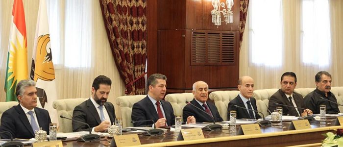 حكومة البارزاني تفرض ارقامها المالية على خزينة الدولة الخاوية