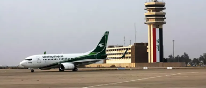 وزارة النقل العائدة لمنظمة بدر الإيرانية..إغلاق مطار بغداد نتيجة “خلل فني”