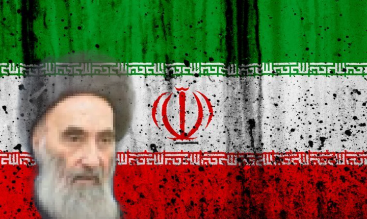 الإيراني السيستاني يعزي مقتل أبن بلده المدعو خامنئي