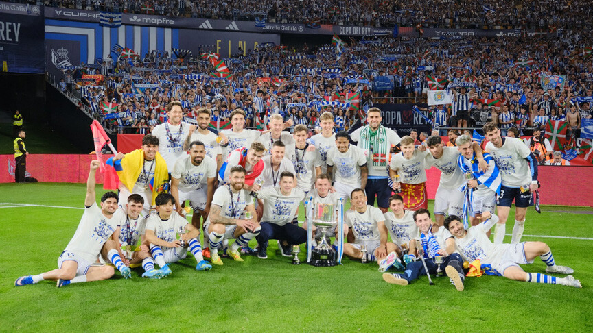 سوسيداد بطلاً لكأس ملك إسبانيا بعد سيناريو “دراماتيكي” أمام أتلتيكو مدريد