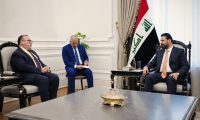 الزيدي وهاريس يبحثان توسيع الشراكة العراقية الأميركية