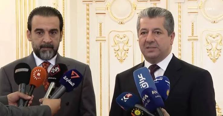 Barzani ve Halbusi, Ali ez-Zeydi hükümetine desteklerini yineledi