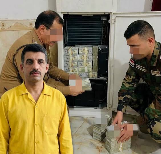 Irak'ta petrol bakan yardımcısının evlerinin duvarlarına gömülü