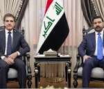 اجتماع في قلب العاصفة.. الزيدي وبارزاني يبحثان إنقاذ الشراكة الوطنية