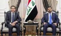 اجتماع في قلب العاصفة.. الزيدي وبارزاني يبحثان إنقاذ الشراكة الوطنية