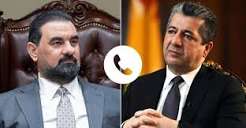 Halbusi, Erbil saldırısı sonrası Barzani ile dayanışma görüşmesi yaptı